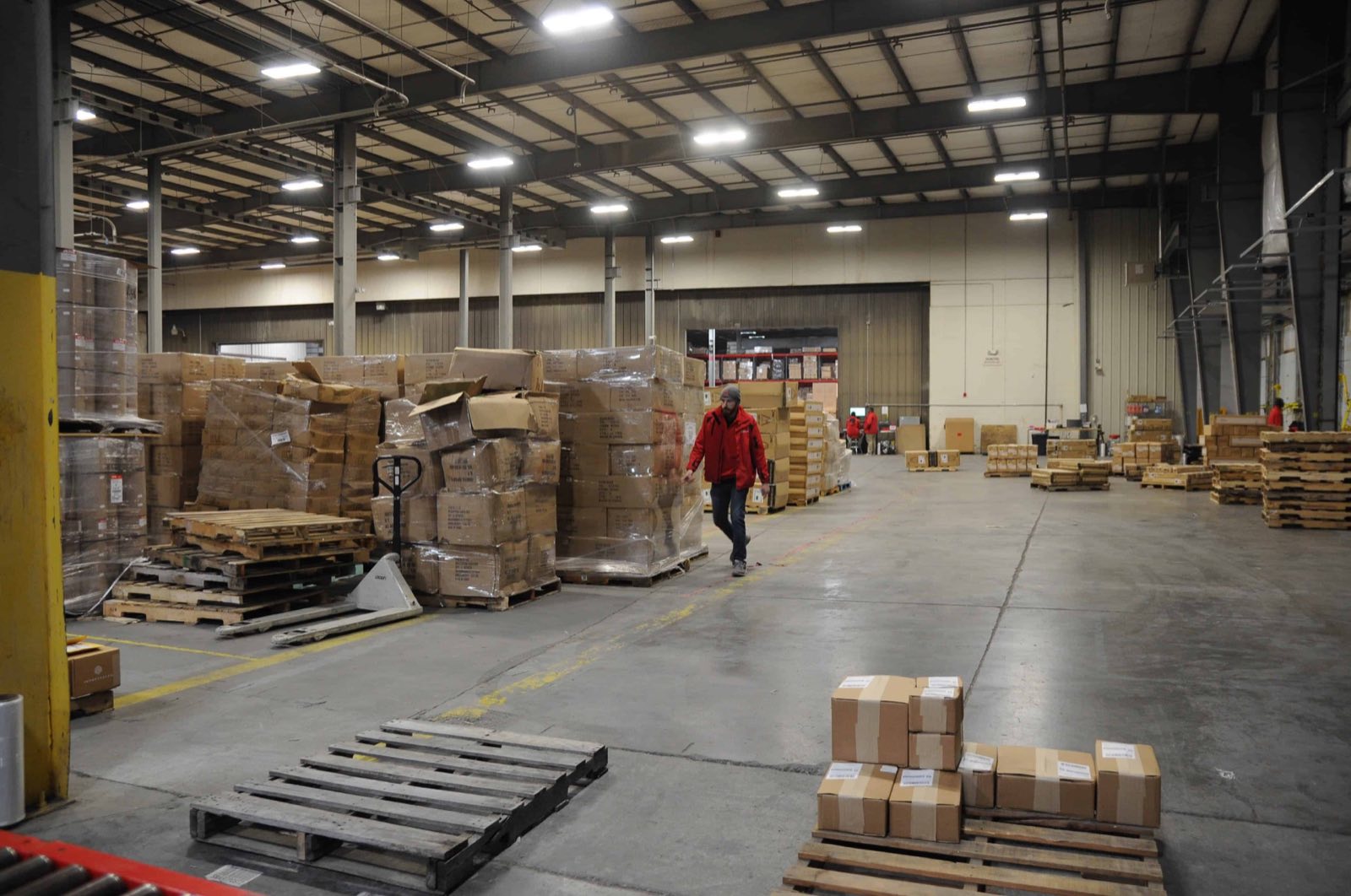 DSR Freight Systems warehouse interior
